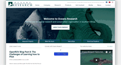 Desktop Screenshot of oceans-research.com