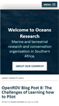 Mobile Screenshot of oceans-research.com